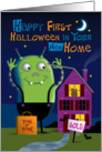 First Halloween in New Home card