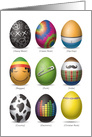 Easter Eggs Rock and Roll card