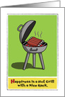 Funny Birthday Barbecue Pun card