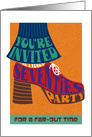 70s Style Party Invitation card