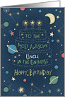 Happy Birthday Most Awesome Uncle in the Universe card