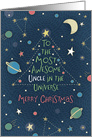 Most Awesome Uncle in the Universe, Merry Christmas card