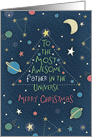 Most Awesome Father in the Universe, Merry Christmas card
