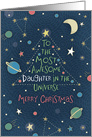 Most Awesome Daughter in the Universe, Merry Christmas card