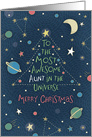 Most Awesome Aunt in the Universe, Merry Christmas card