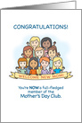 First Mother’s Day Congratulations card