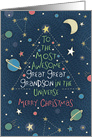 Most Awesome Great Great Grandson in the Universe, Merry Christmas card