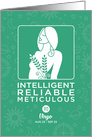 Astrology Birthday Zodiac Sign Virgo card