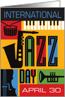 International Jazz Day card