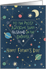 Father’s Day Most Awesome Super Husband in the Universe card