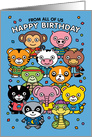 Cute Cartoon Animals, From All Of Us, Happy Birthday card