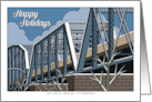 Happy Holidays Hot Metal Bridge Pittsburgh card