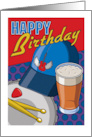 Birthday Rock and Roll Music Theme card