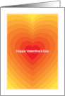 Valentine’s Day Heart on Fire card