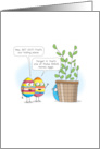 Funny Easter Eggs and Money Egg card