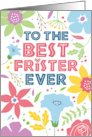 Frister Birthday Flowers Friend Like a Sister card