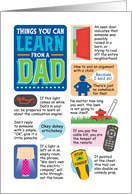 Fathers Day Funny Dad Sayings Dadisms card