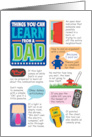 Fathers Day Funny Dad Sayings Dadisms card