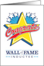 Congratulations Wall of Fame Inductee Big Star Wrestling card