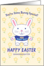 Easter Bunny Granddaughter Customize Any Relation card