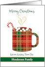 Christmas Hot Chocolate Customize any Name card