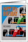 30th Birthday F1 Race Car Customize Name card