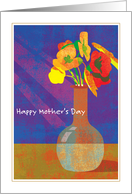 Flowers in Vase Happy Mother’s Day card