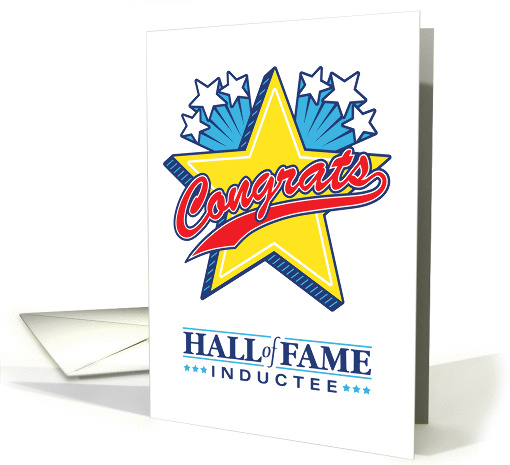 Congratulatuions Hall of Fame Inductee Generic card (1217776)