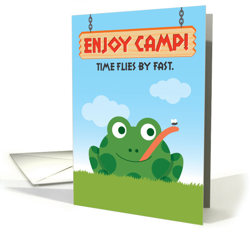 Summer Camp, Thinking of You with Frog and Fly card (1292058)