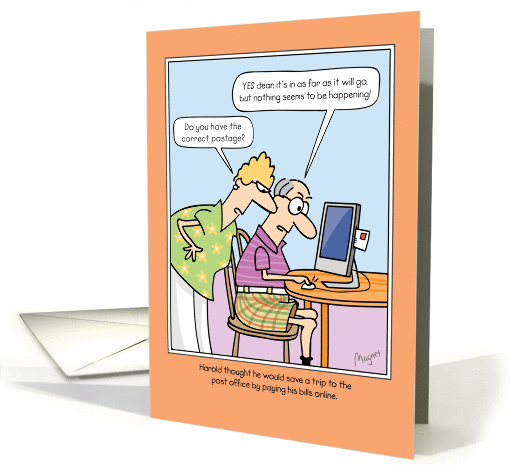 Funny Birthday Computer Joke card (1292446)