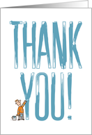 A Big Thank You Greeting card