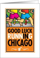 Good Luck Running In Chicago card