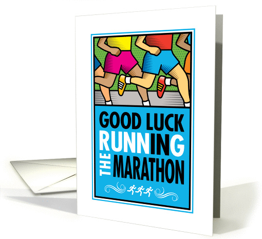 Good Luck Running In The Marathon card (1369762)