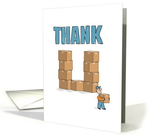 Thank You for Helping Me Move card (1395366)