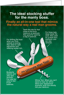 Ultimate Man Tool, Funny Christmas for Boss card