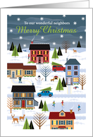 Merry Christmas Neighbors card