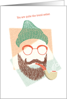 Hipster Funny Birthday card