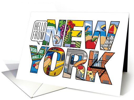 Hello From New York card (1438444)