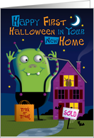 First Halloween in New Home card