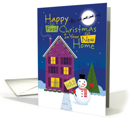 First Christmas in New Home card (1450972)