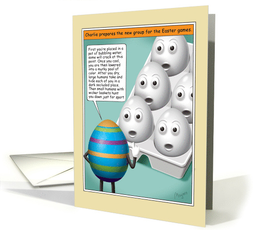 Funny Easter Egg Games card (1464510)