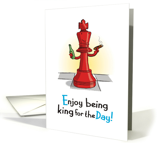 King for the Day, Chess Piece, Father's Day card (1472676)