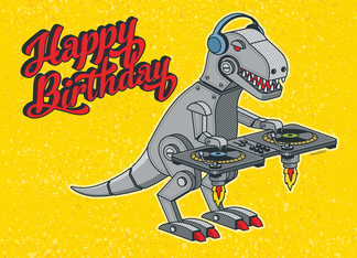 Dinosaur Robot DJ...