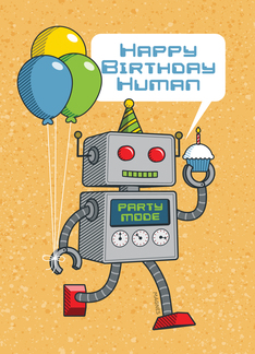 Robot with Balloons...
