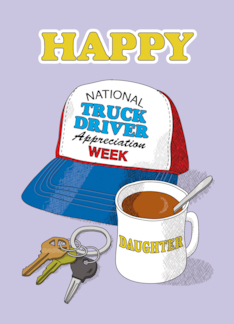 Daughter National Truck Driver Appreciation Week Trucker Hat