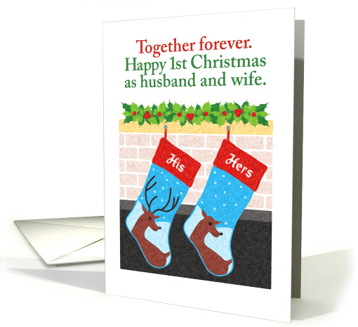 First Christmas as Husband and Wife card (1651098)