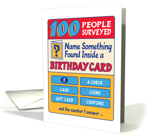 Funny Birthday Game Show card (1651110)