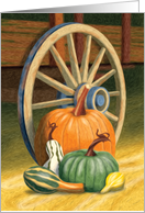 Thanksgiving Pumpkin and Gourds by Rustic Wagon card