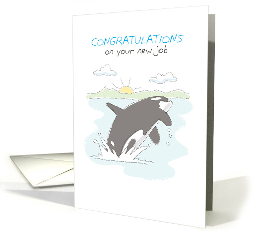 Congratulations New Job Big Splash card (1667706)