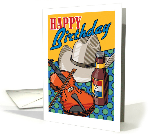 Birthday Country Music Theme card (1667736)